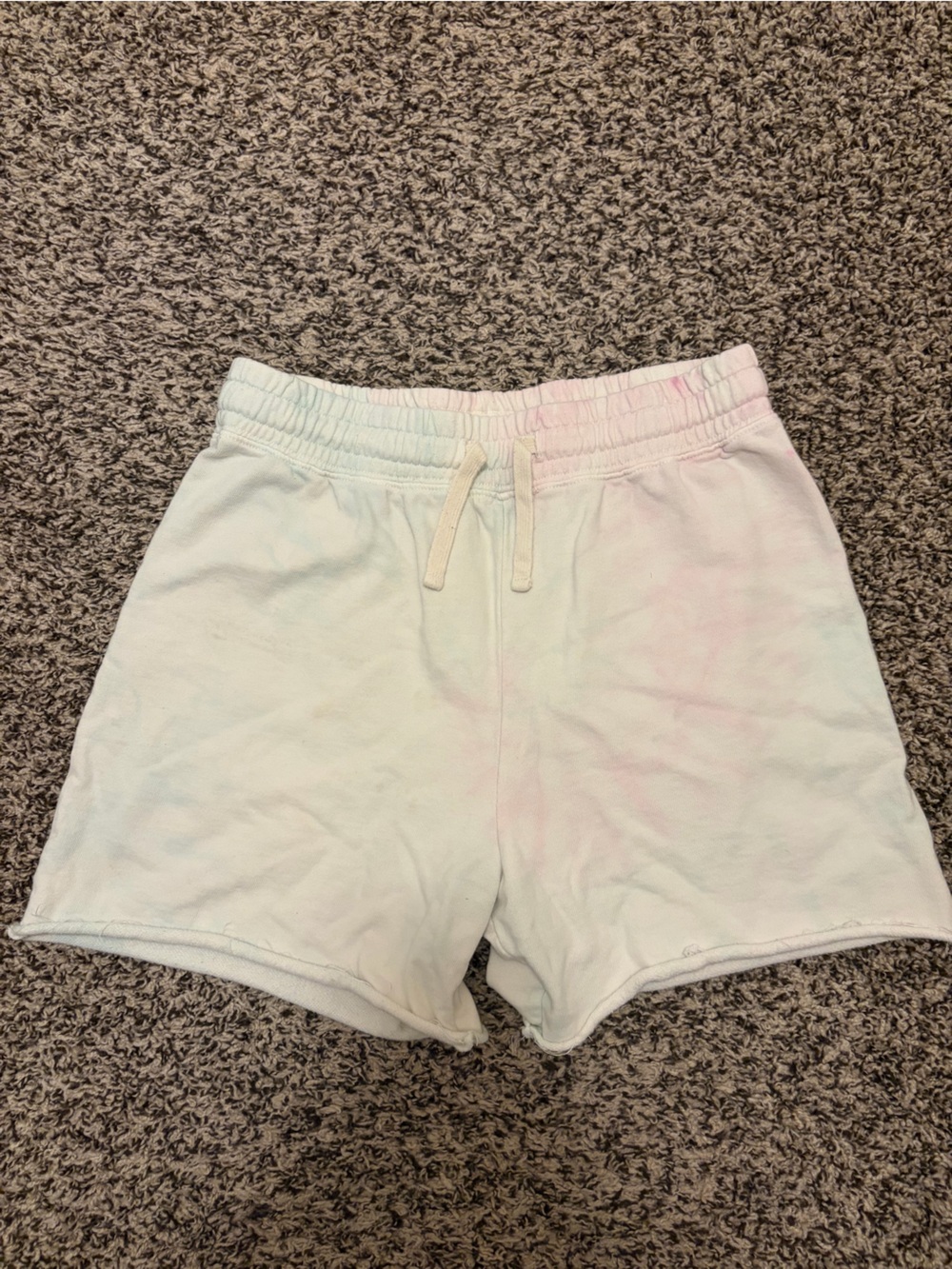 Savvi Pastel Tie-Dye Cropped Hoodie and Lounge Shorts Set - Women - Picture 6 of 12